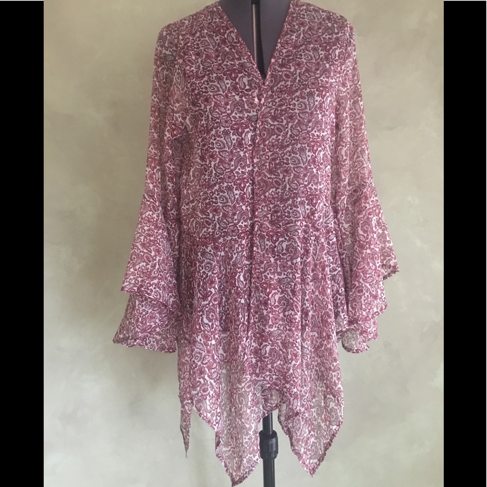 Hollister Kimono Top Sheer